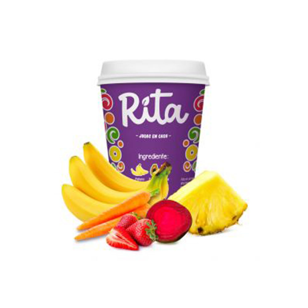 Plátano - Papaya - Piña - Fresa, Beterraga y Zanahoria - Rita - 220gr. aprox (Personal)